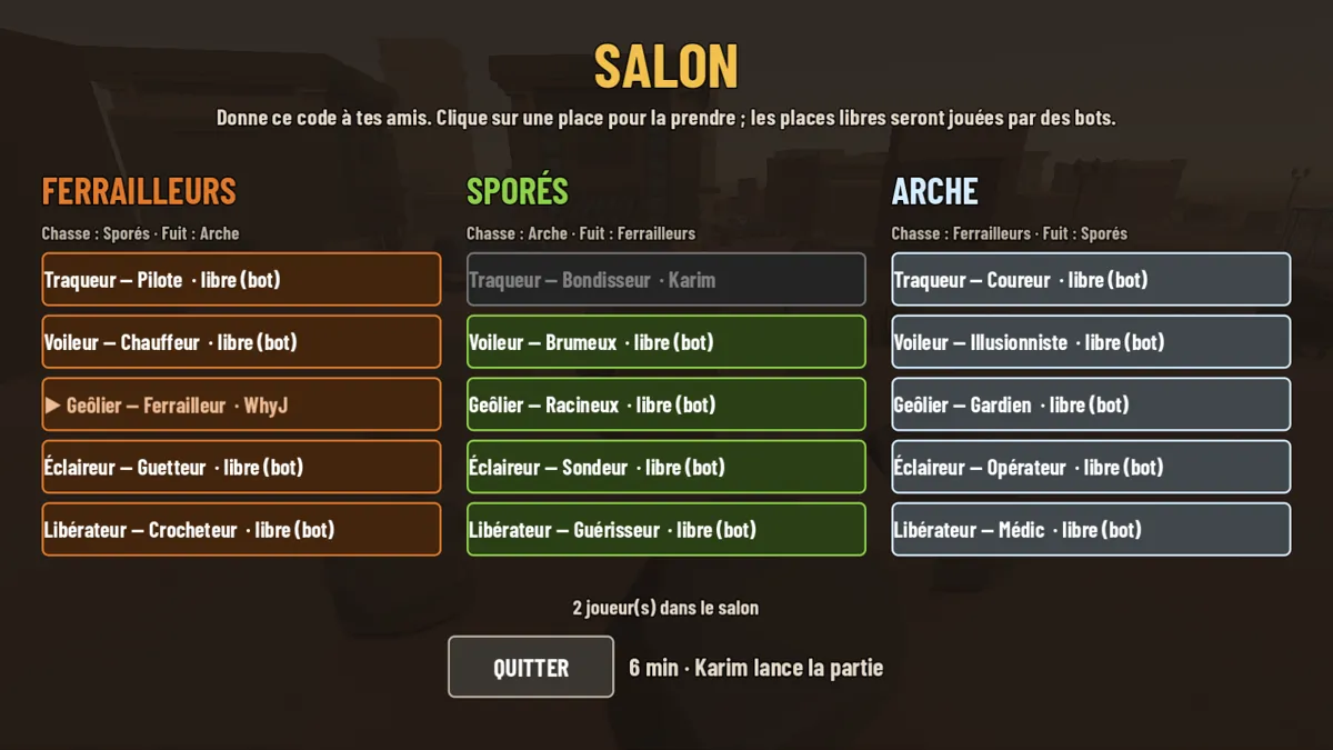 Le salon en ligne